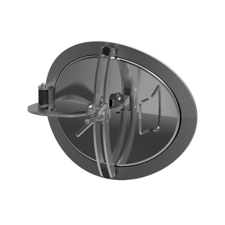 Stainless steel oval manway A309 (345x445)