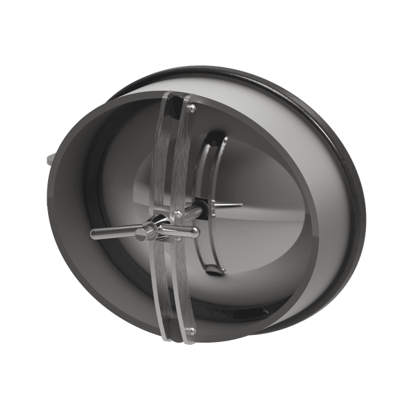 Stainless steel oval manway A310 (400x490)