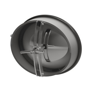 Stainless steel oval manway A310 (400x490)