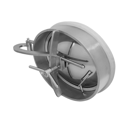 Stainless steel oval manway A314 (400x490)